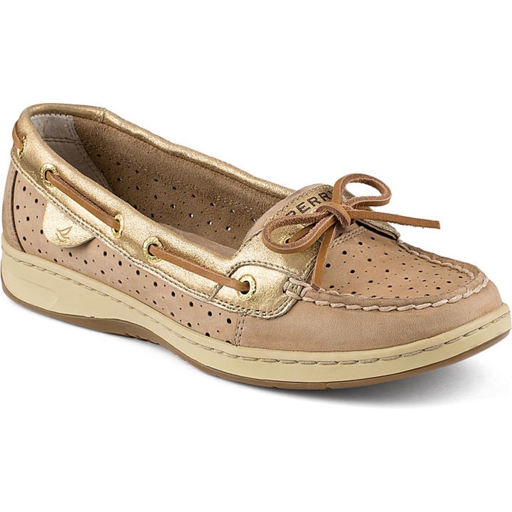 Sperry’s Angelfish Perf Stripe Slip On Boat Shoe